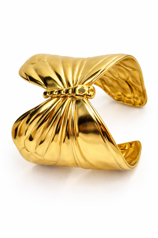 Golden Butterfly Statement Cuff KADA