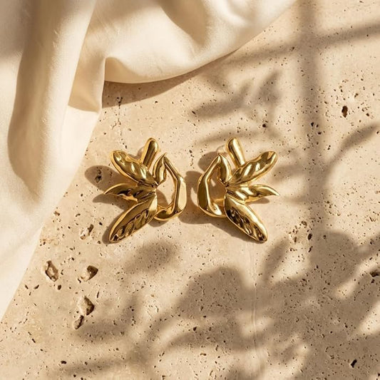 Royal Galaxy Gold Earrings