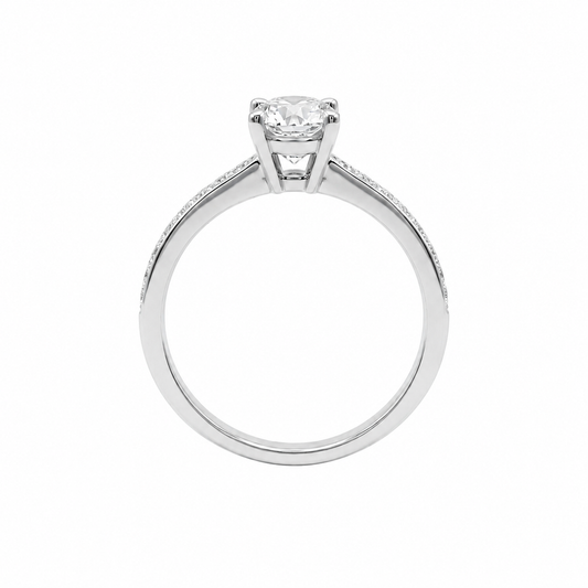 Radiant Halo Chain Ring