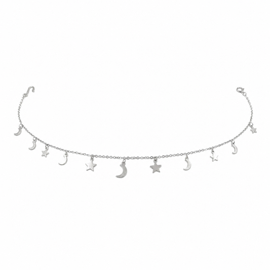 Moon & Star Belly Chain