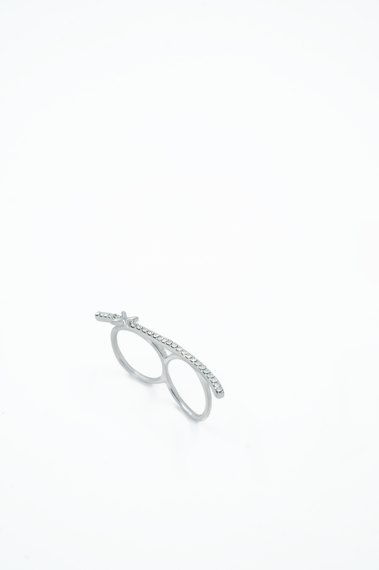 Blade Line Double Ring