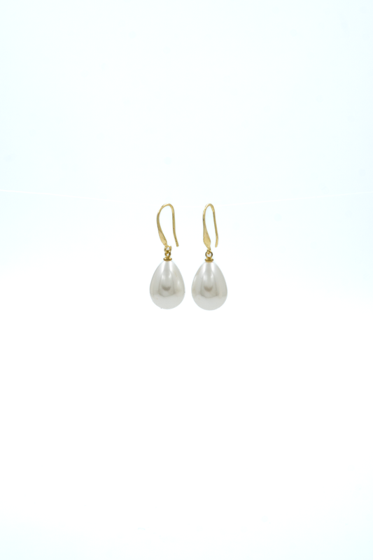 Lustrous Drop Pearl Earrings
