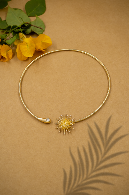 Golden Stardust Open Choker
