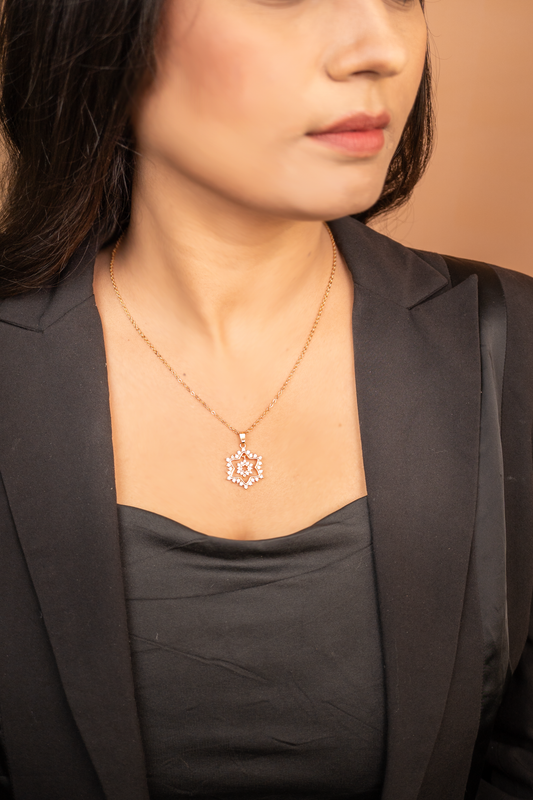 Radiant Starburst Pendant Necklace