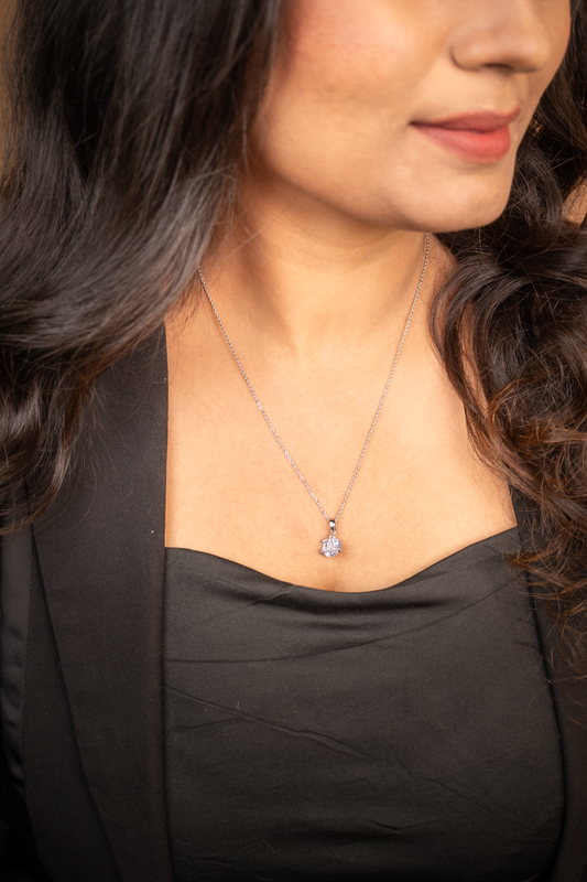 Ocean Orb Silver Necklace