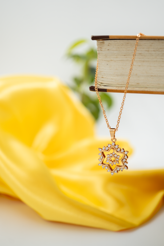 Radiant Starburst Pendant Necklace