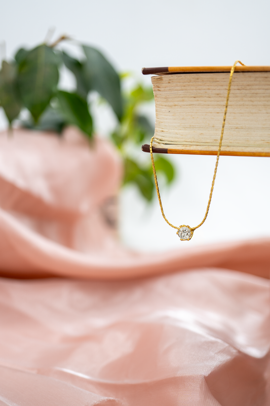 Solitaire Spark Necklace