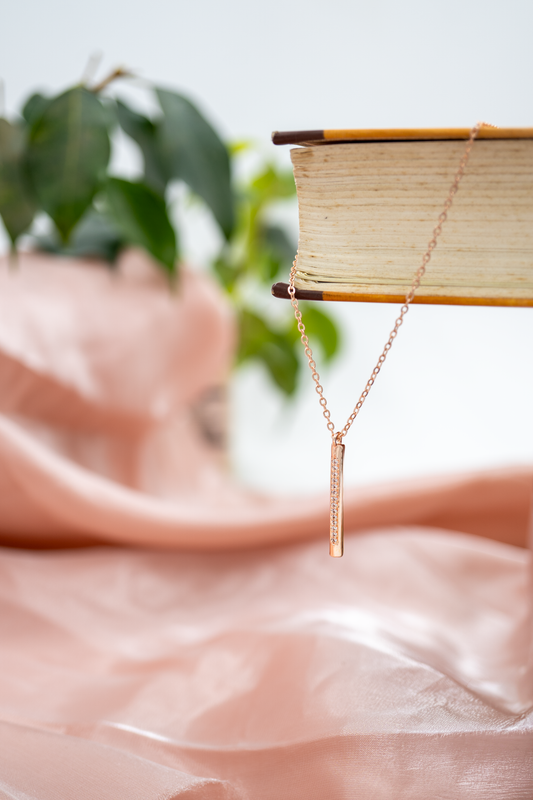 Whisper Bar Pendant Necklace