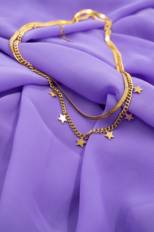 Stellar Harmony Layered Necklace