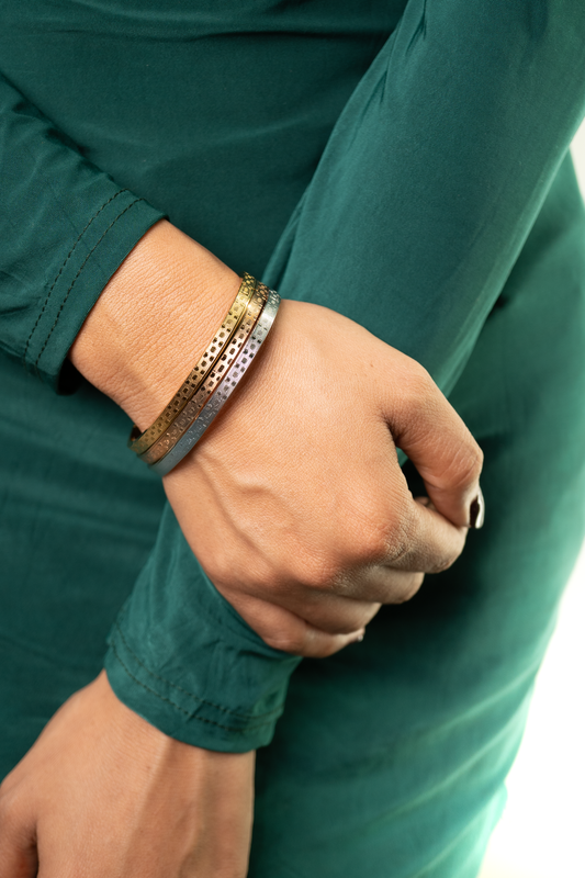 Stainless steel kada bracelet