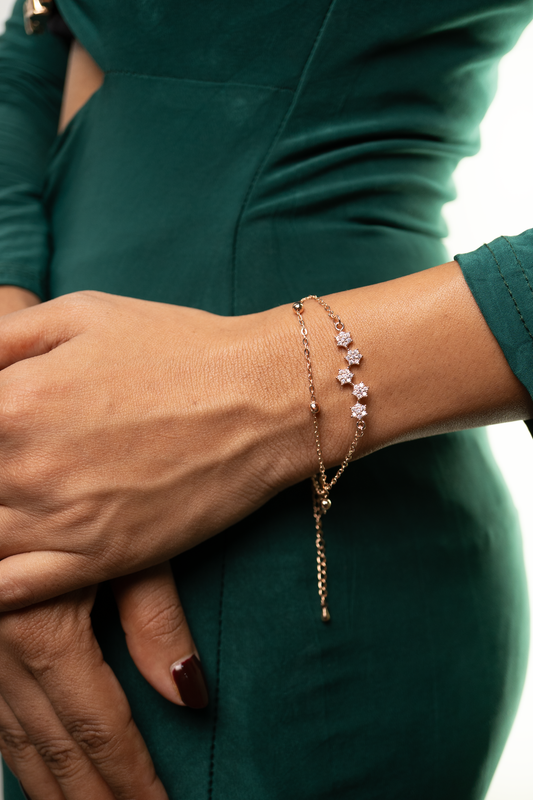 Rose Flutter bracelet
