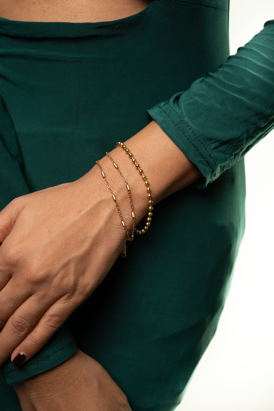 Golden Threads Bracelet