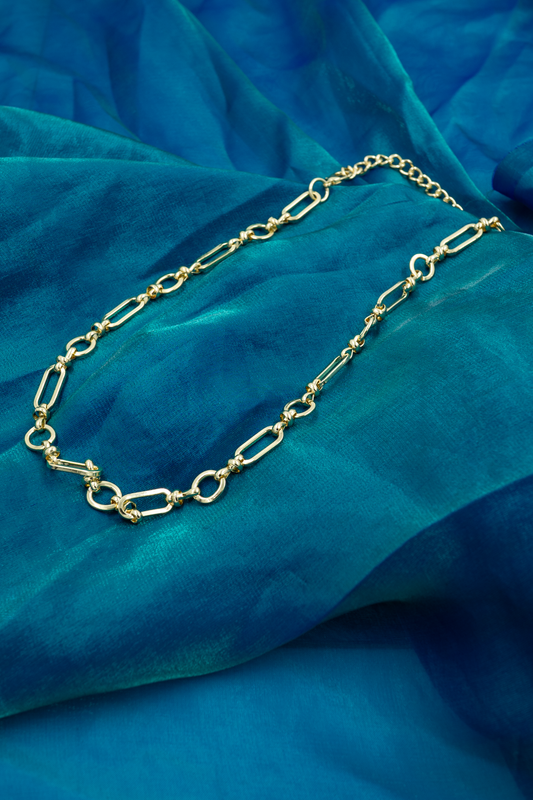 Golden Link Luxe Necklace