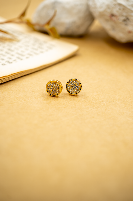Radiant Dome Stud Earrings