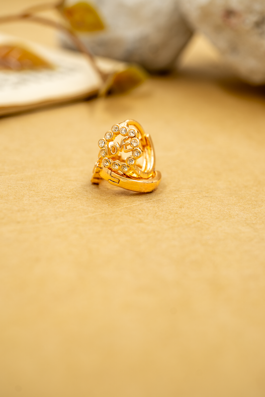 Love Sparkle Hoop Earrings