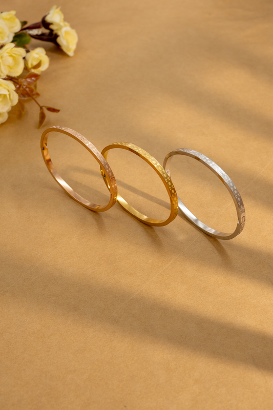 Stainless steel kada bracelet