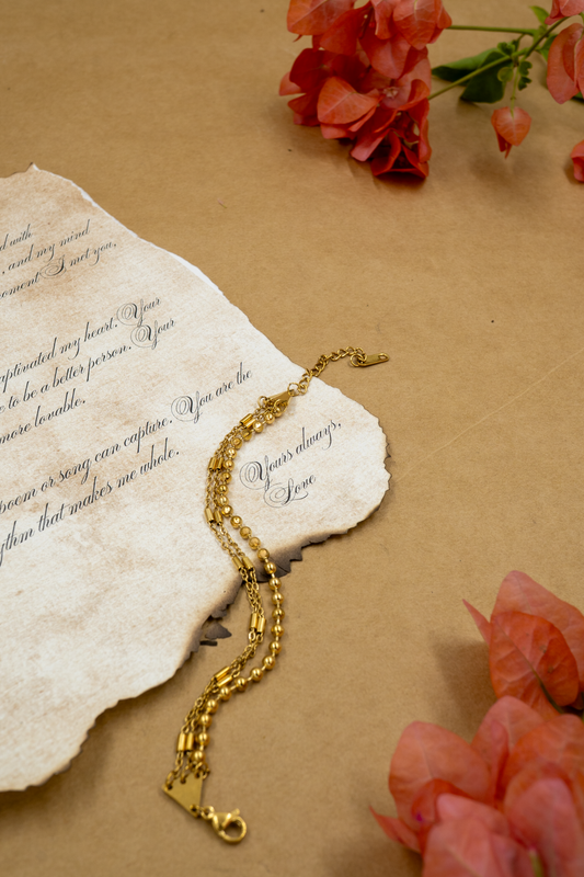 Golden Threads Bracelet