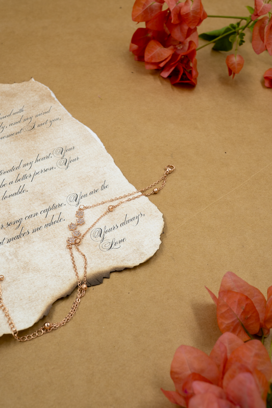 Rose Flutter bracelet