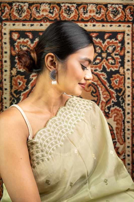 Noor Antique Pearl Drops