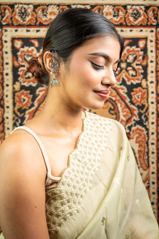 Mayura Temple Jhumkas