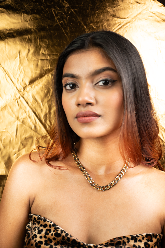 Tortoiseshell Curb Chain Necklace