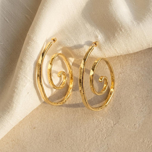 Golden Helix Hoops