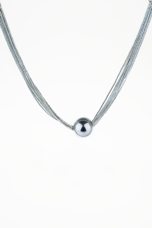 Orbit Luxe Sphere Pendant Necklace