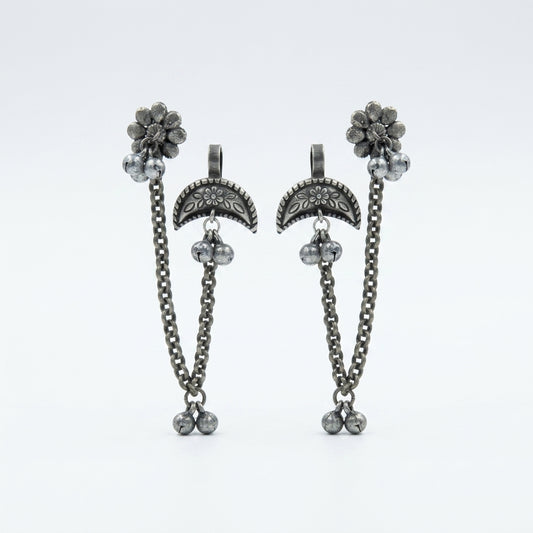 Veer Nakhre Ear Chain Cuffs