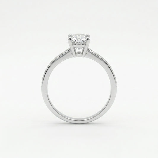 Radiant Halo Chain Ring