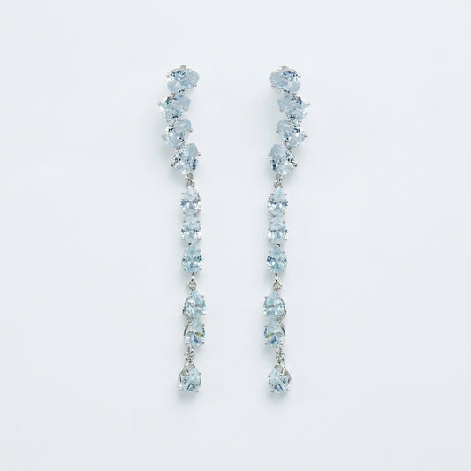 Icy Elegance Drop Earrings