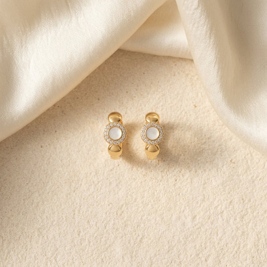 Golden Mist Mini Hoops
