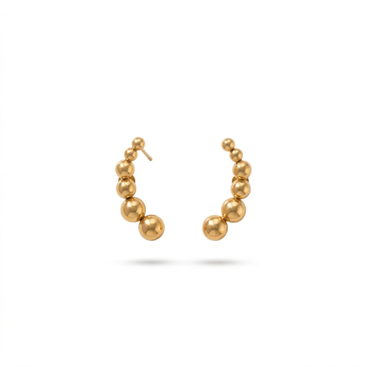 Bold Curve Hoop Earrings