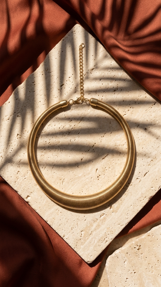 Gold Torque Choker