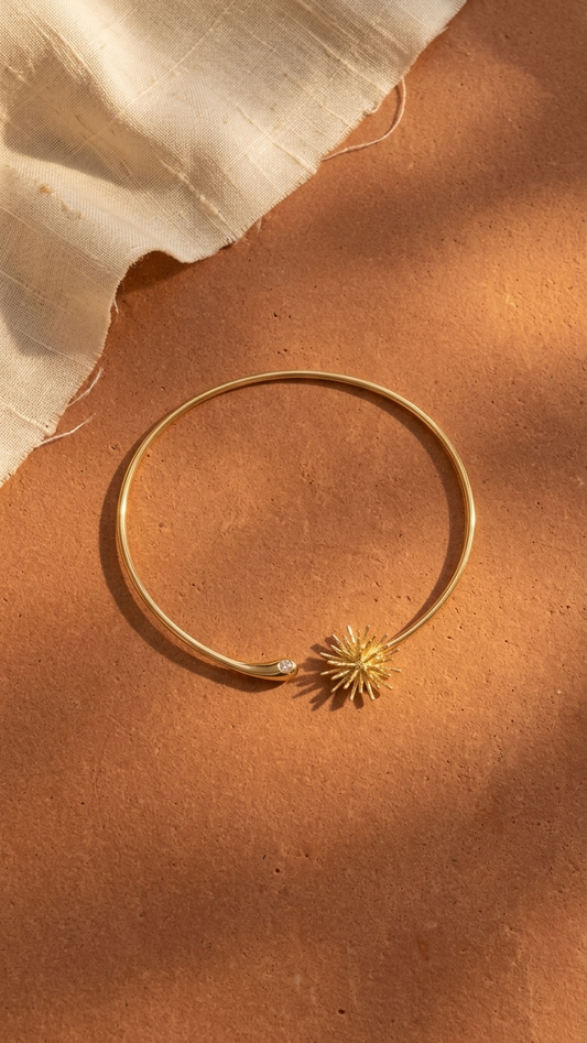 Golden Stardust Open Choker