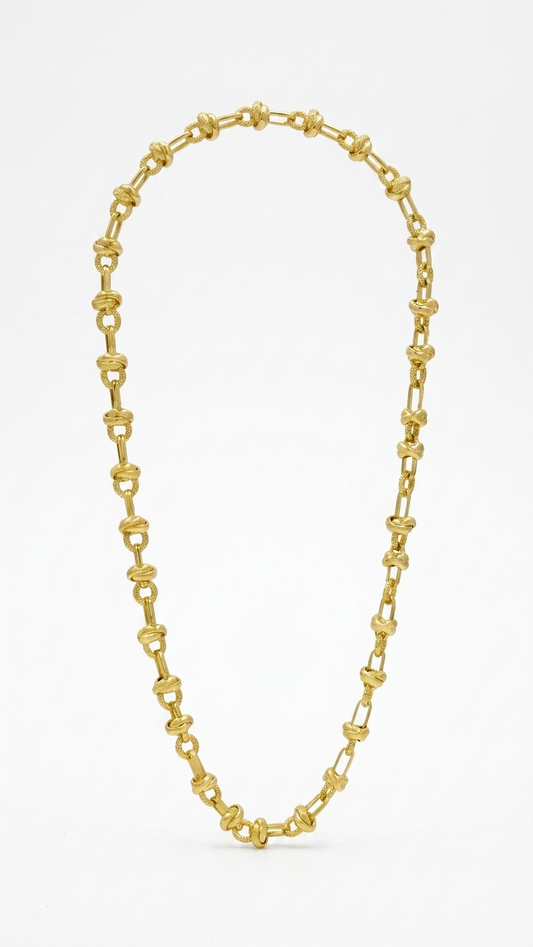Golden Entwine Luxe Necklace