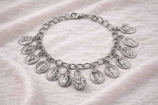 Classic Silver Charm Chain