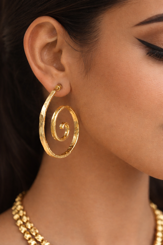 Golden Helix Hoops