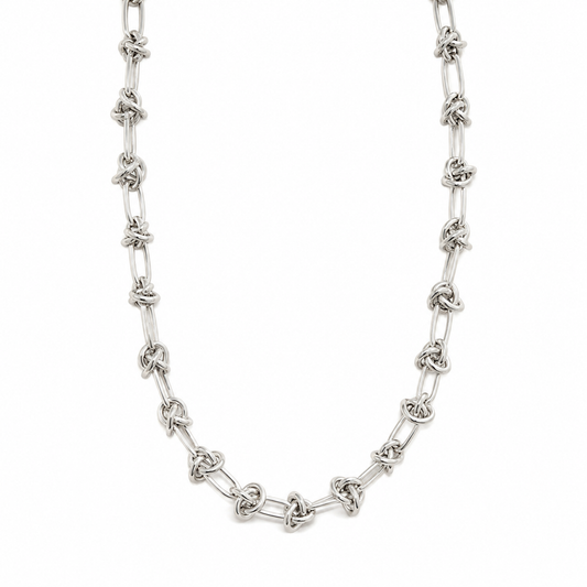 Silver Nova Link Necklace