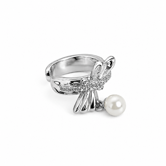 Pearl Charm Ear Cuffs