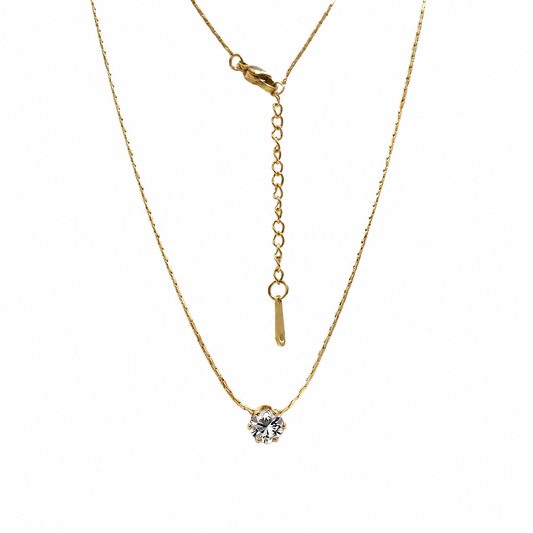 Solitaire Spark Necklace