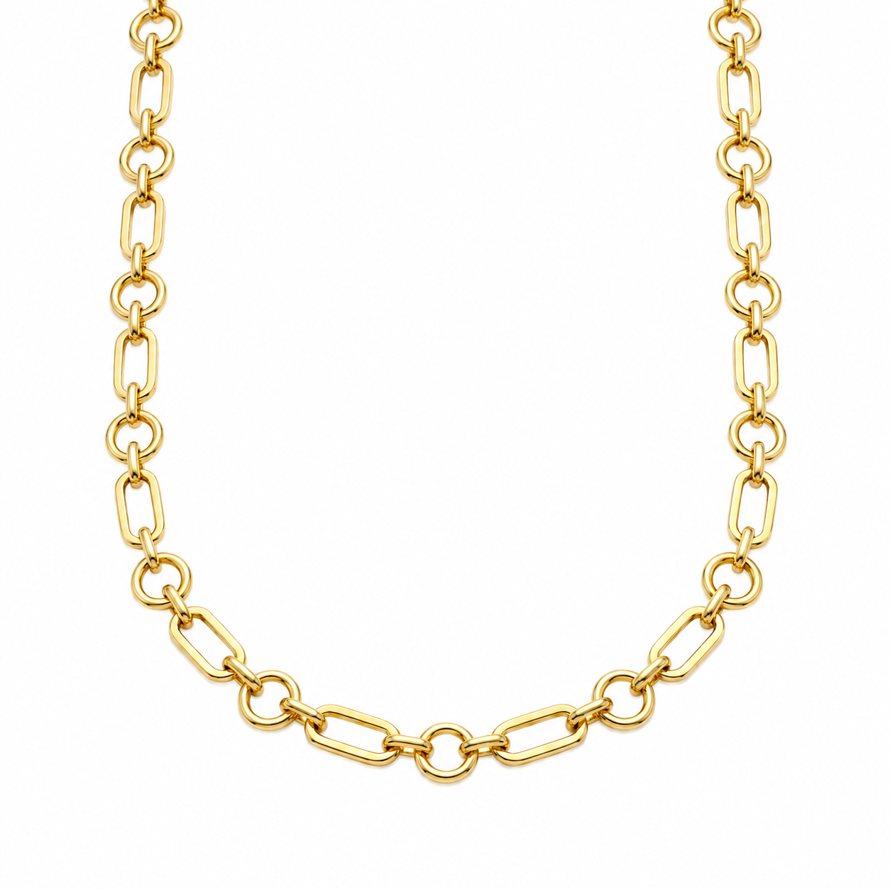Golden Link Luxe Necklace