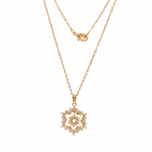 Radiant Starburst Pendant Necklace