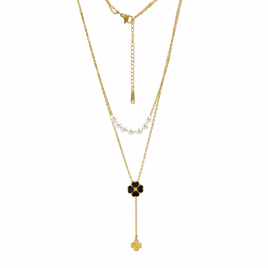 Pearl Bloom Layered Necklace