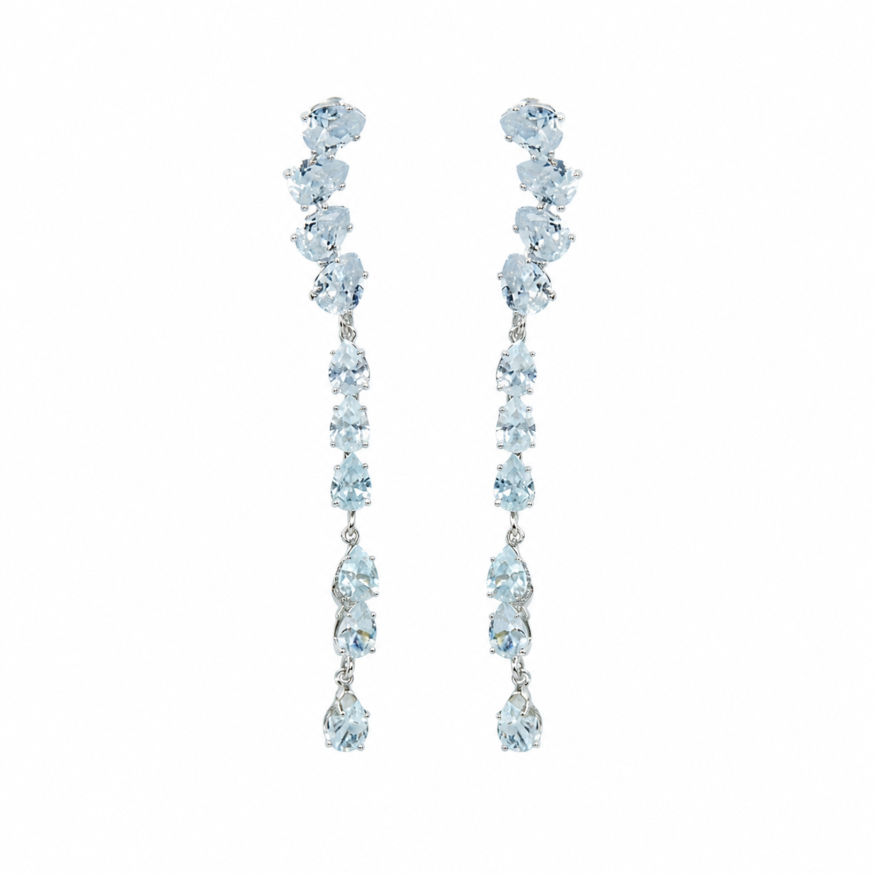 Icy Elegance Drop Earrings