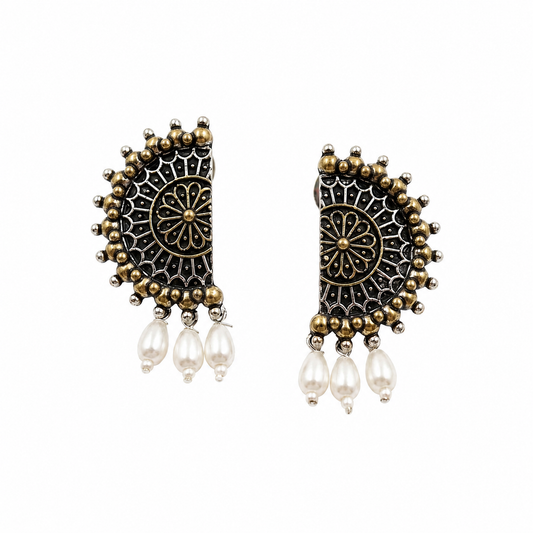 Noor Antique Pearl Drops