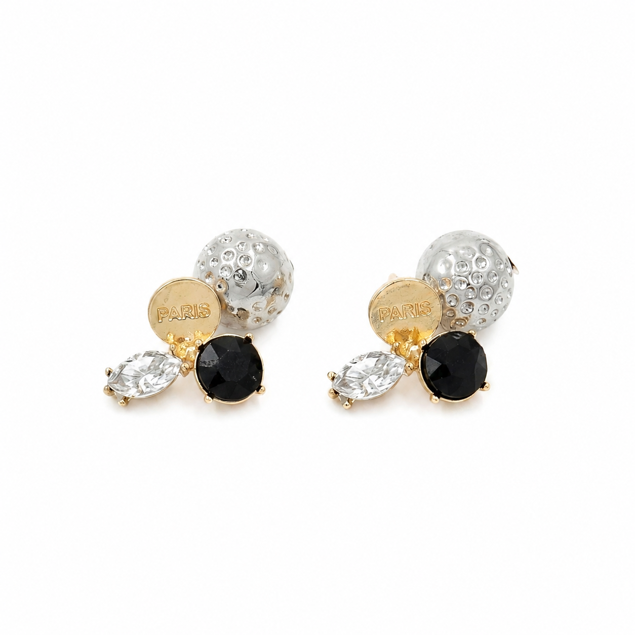 Parisian Charm Stud Earrings