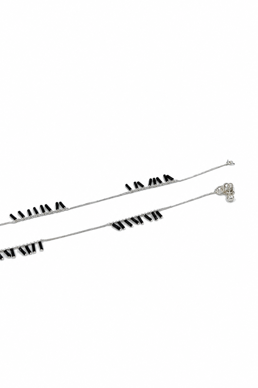 Midnight Tassel Anklet