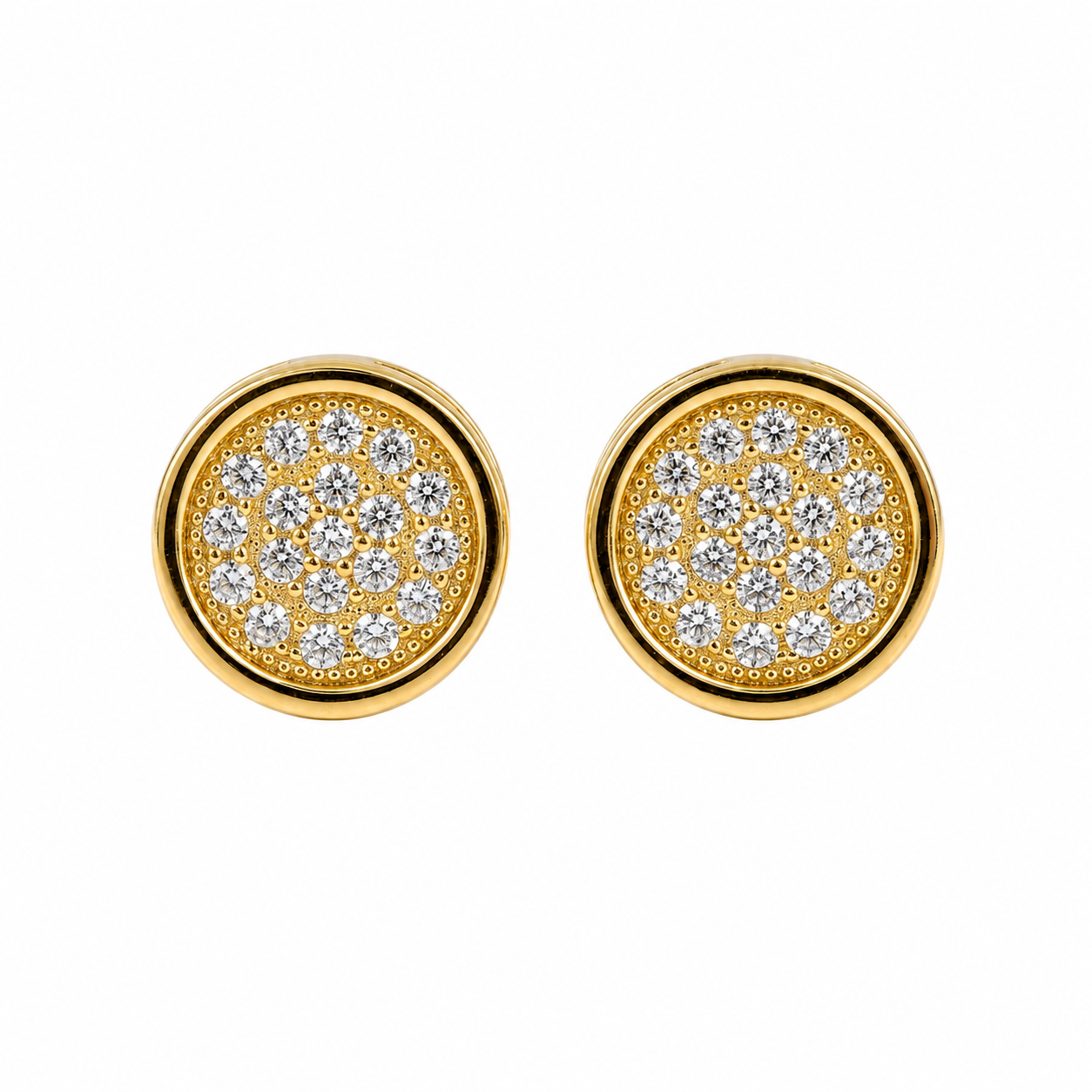 Radiant Dome Stud Earrings