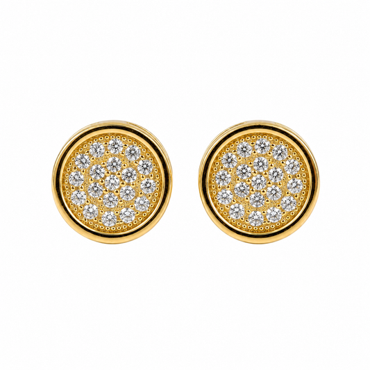 Radiant Dome Stud Earrings