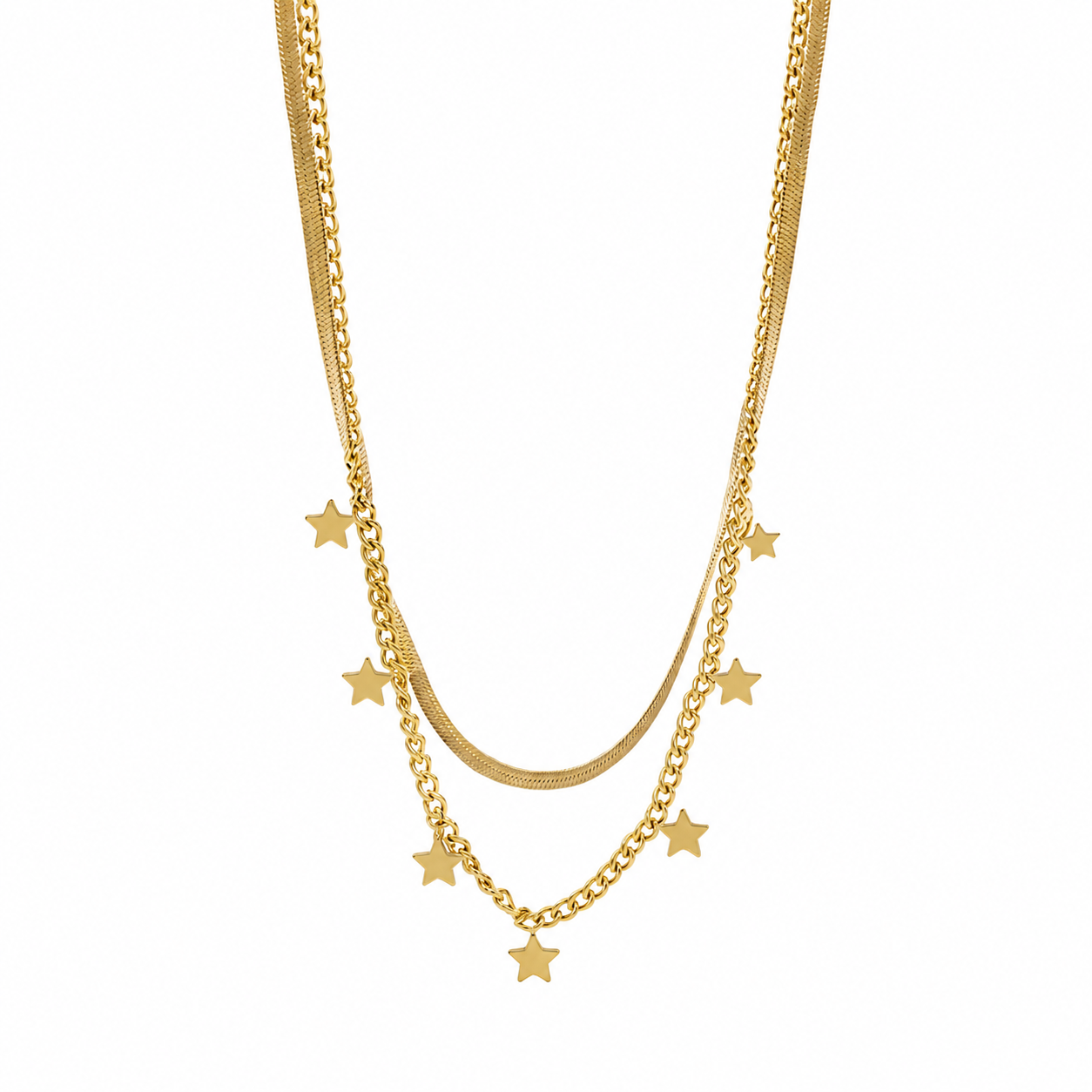 Stellar Harmony Layered Necklace
